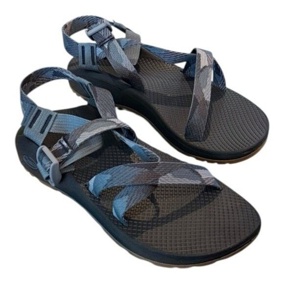 CHACO ZCloud Rambling Navy Sandals Rubber Sole Outdoor Hiking Size 10 NEW - Picture 3 of 7